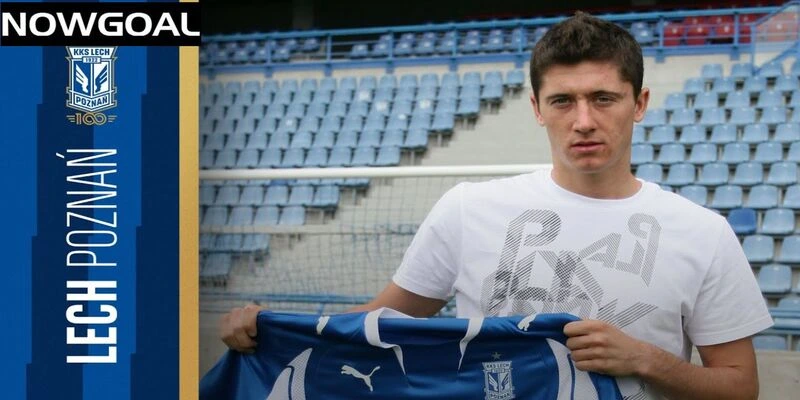 Lewandowski có những năm đầu thành công ở màu áo Lech Poznan